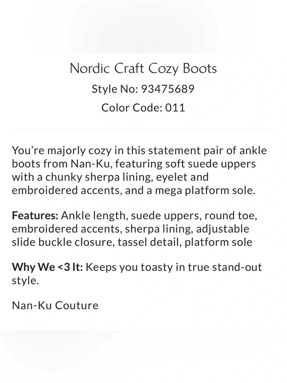 Free People Nordic Craft Cozy Boots